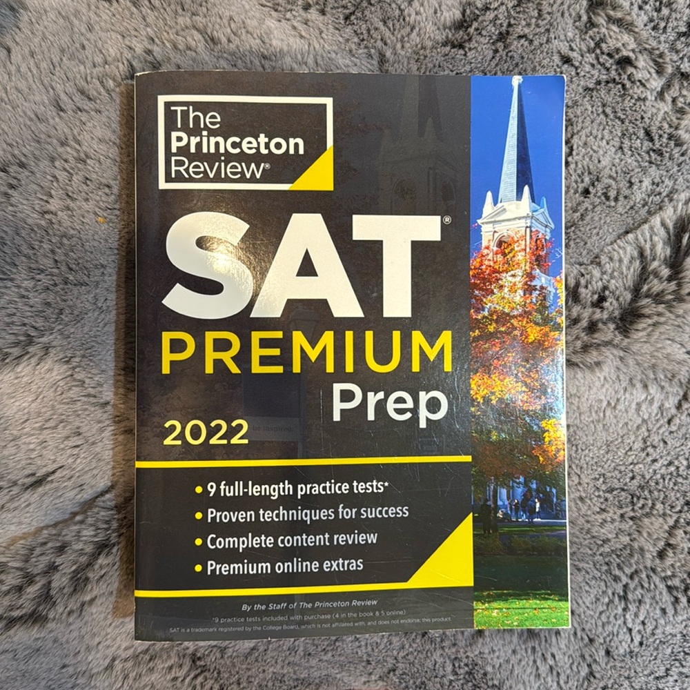 SAT prep book